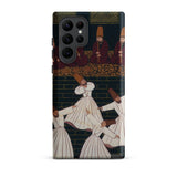 Whirling Dervishes at Konya - Ottoman School Phone Case Samsung Galaxy S22 Ultra / Matte Phone Case Intricate Illustration Sufi Dancers