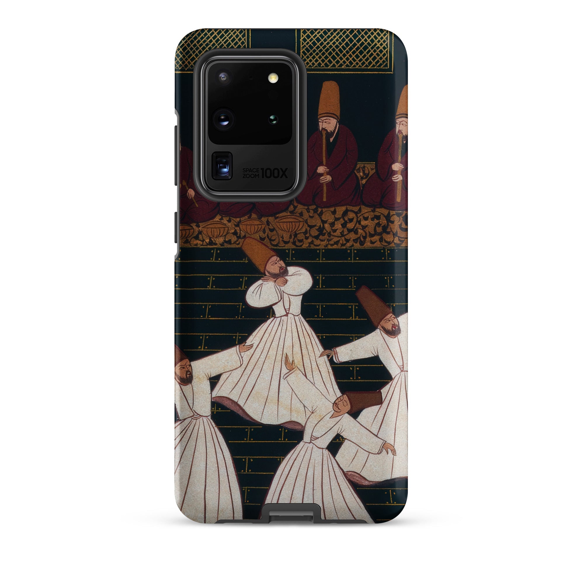 Whirling Dervishes at Konya Ottoman School Samsung Case, Galaxy S20 Ultra / Matte, Smartphone Case Artistic Depiction Sufi Dervishes
