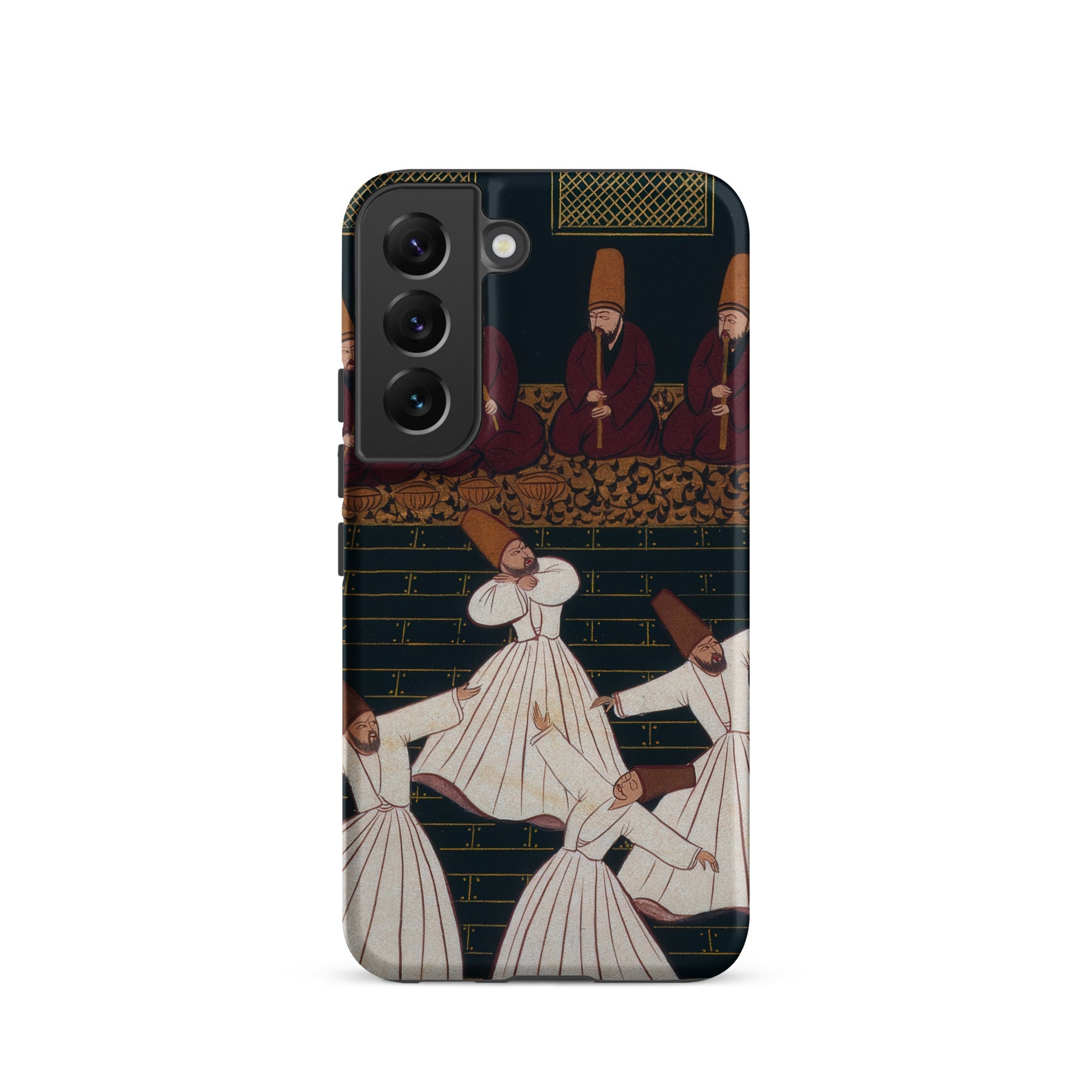 Whirling Dervishes at Konya Ottoman School Samsung Case, Galaxy S22 / Matte, Smartphone Case Adorned Illustration Dervishes