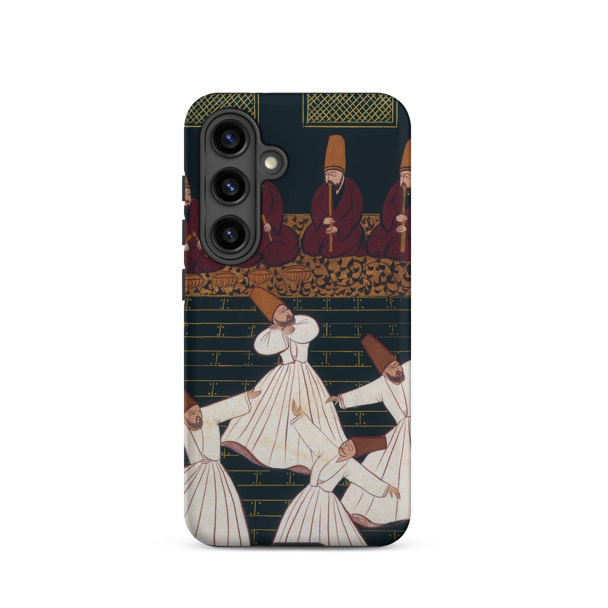 Whirling Dervishes at Konya Ottoman School Samsung Case, Galaxy S24 / Matte, Smartphone Case Historical Painting Dervishes