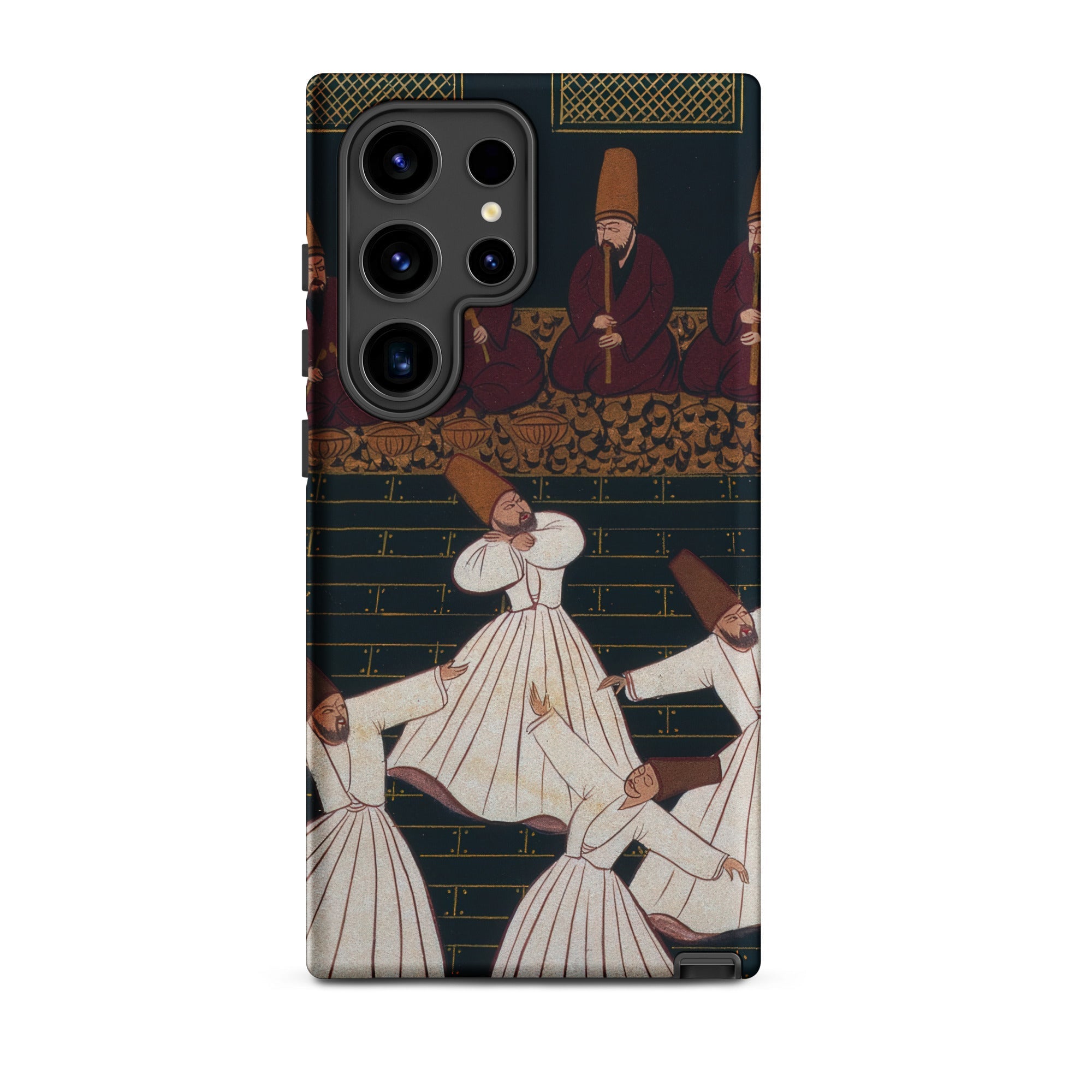 Whirling Dervishes at Konya Ottoman School Samsung Case, Galaxy S24 Ultra / Matte, Phone Case Intricate Painting Sufi Dervishes
