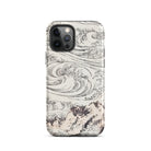 Whirlpool at Awa Katsushika Hokusai Iphone Case, 12 Pro / Matte, Phone Case Wave Mountain Design