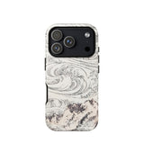 Whirlpool at Awa - Katsushika Hokusai Iphone Case, 17 Pro / Matte, Iphone 12 Pro Max Case Ocean Wave Design
