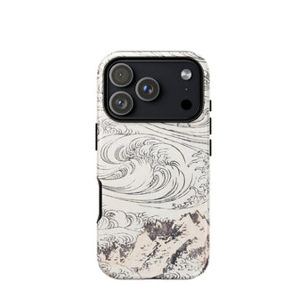 Whirlpool at Awa - Katsushika Hokusai Iphone Case, 17 Pro / Matte, Iphone 12 Pro Max Case Ocean Wave Design