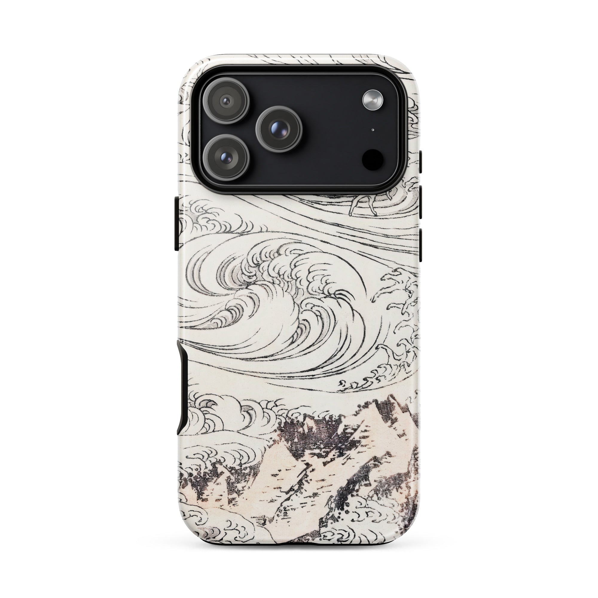 Whirlpool at Awa - Katsushika Hokusai Iphone Case, 17 Pro Max / Matte, Iphone 12 Pro Max Case Hokusai Wave Design