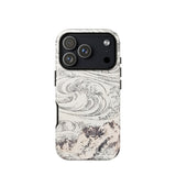 Whirlpool at Awa - Katsushika Hokusai Phone Case Iphone 17 Pro / Matte Iphone 12 Pro Max Case Ocean Wave Design Katsushika Hokusai Iphone,