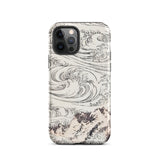 Whirlpool at Awa - Katsushika Hokusai Phone Case Iphone 12 Pro / Matte Phone Case Wave Mountain Design Katsushika Hokusai Iphone, Ocean