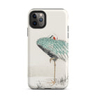 White Naped Crane Numata Kashu Iphone Case, 11 Pro Max / Matte, Crane Themed Iphone Case