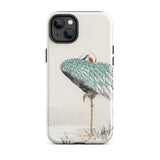 White-naped Crane - Numata Kashu Iphone Case, 14 Plus / Matte, Phone Case Crane Design