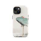 White Naped Crane Numata Kashu Iphone Case, 15 / Matte, Crane Themed Phone Case