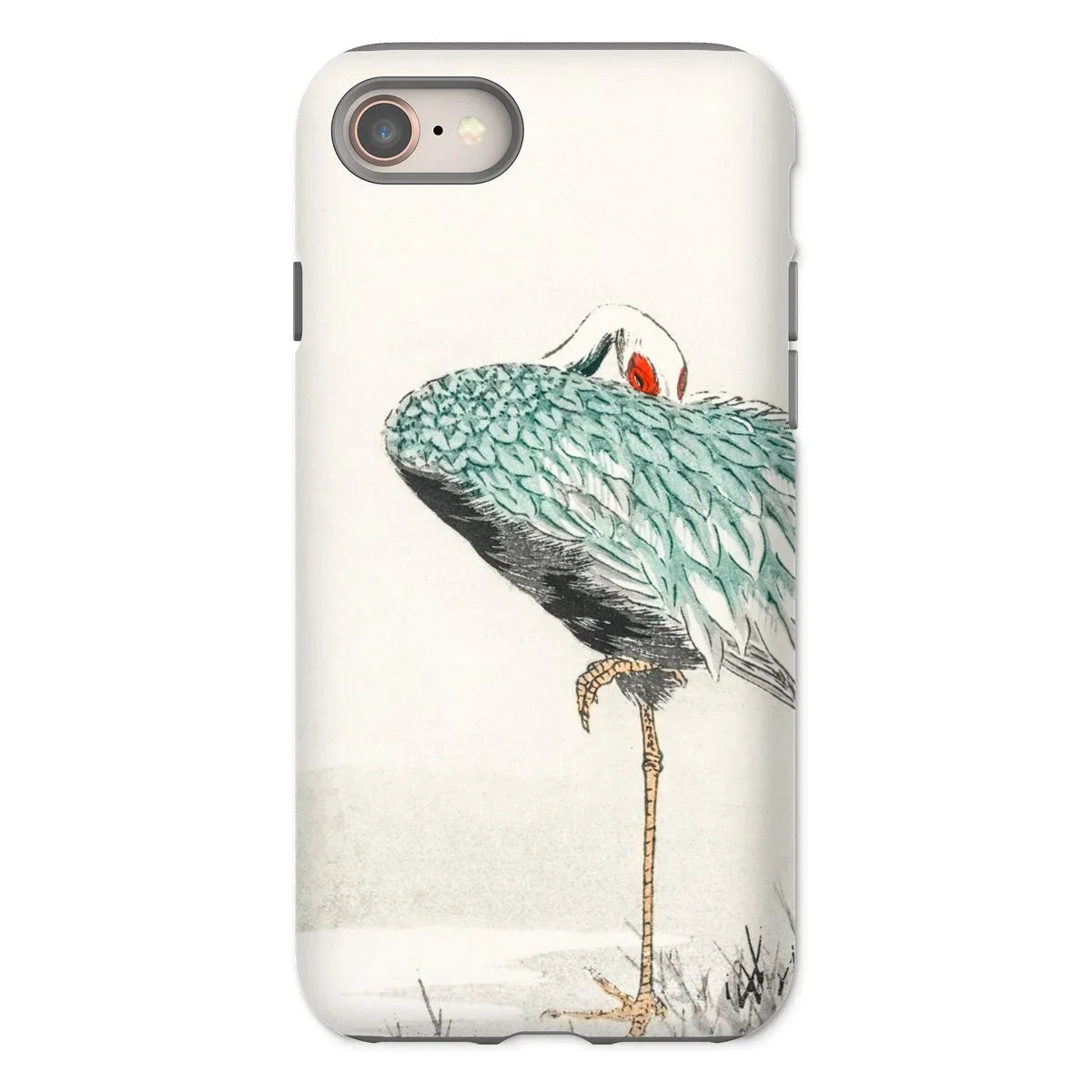 White-naped Crane - Numata Kashu Iphone Case 8 / Matte Mobile Phone Cases