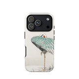 White-naped Crane - Numata Kashu Phone Case Iphone 17 Pro / Matte Iphone 13 Pro Max Case Peacock Design White Numata Kashu’s Crane, Crane