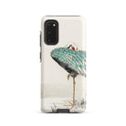 White Naped Crane Numata Kashu Samsung Case, Galaxy S20 / Matte, Phone Case Artistic Depiction Crane