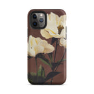 White Peony Ogawa Kazumasa Floral Iphone Case, 11 Pro / Matte, Floral Patterned Phone Case