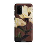White Peony - Ogawa Kazumasa Floral Phone Case, Samsung Galaxy S20 Plus / Matte, Mobile Cases, Toby Leon