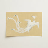 White Phoenix - Kamisaka Sekka Momoyogusa Art Print / Canvas, 18x12’’ / 46x31cm / Unframed / no Border, Posters Prints & Visual Artwork,