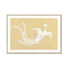 White Phoenix Kamisaka Sekka Momoyogusa Art Print, White Phoenix Like Bird Feathers Plumage