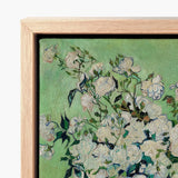 White Roses - Vincent Van Gogh Floral Art Print / Canvas Framed Reproduction Gogh’s Light, Prints