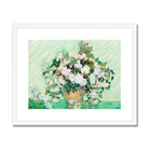 White Roses - Vincent Van Gogh Floral Art Print