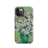 White Roses - Vincent Van Gogh Iphone Case, 12 Pro / Matte, Floral-patterned Phone Case