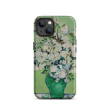 White Roses - Vincent Van Gogh Iphone Case, 13 / Matte, Iphone Case Floral Painting