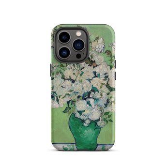 White Roses - Vincent Van Gogh Iphone Case, 13 Pro / Matte, Floral Art Phone Case