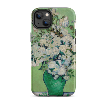 White Roses - Vincent Van Gogh Iphone Case, 14 Plus / Matte, Phone Case Floral Painting
