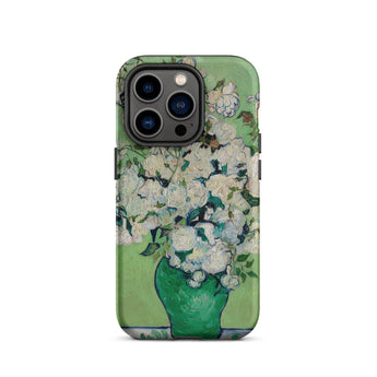 White Roses - Vincent Van Gogh Iphone Case, 14 Pro / Matte, Floral-patterned Phone Case