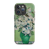 White Roses - Vincent Van Gogh Iphone Case, 16 Pro Max / Matte, Floral Art Iphone Case