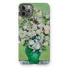 White Roses - Vincent Van Gogh Iphone Case 11 Pro Max / Matte Mobile Phone Cases