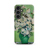 White Roses - Vincent Van Gogh Phone Case, Samsung Galaxy S24 Plus / Matte, Mobile Cases, Toby Leon