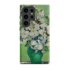 White Roses Vincent Van Gogh Samsung Case, Galaxy S24 Ultra / Matte, Samsung Phone Case Gogh’s Roses Painting