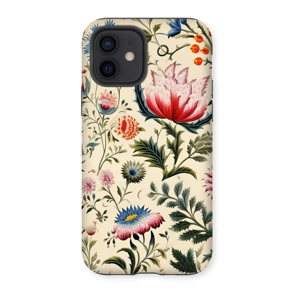 Wildflower Hoopla - Floral Garden Aesthetic Phone Case - Iphone 12 / Matte - Mobile Phone Cases - Aesthetic Art