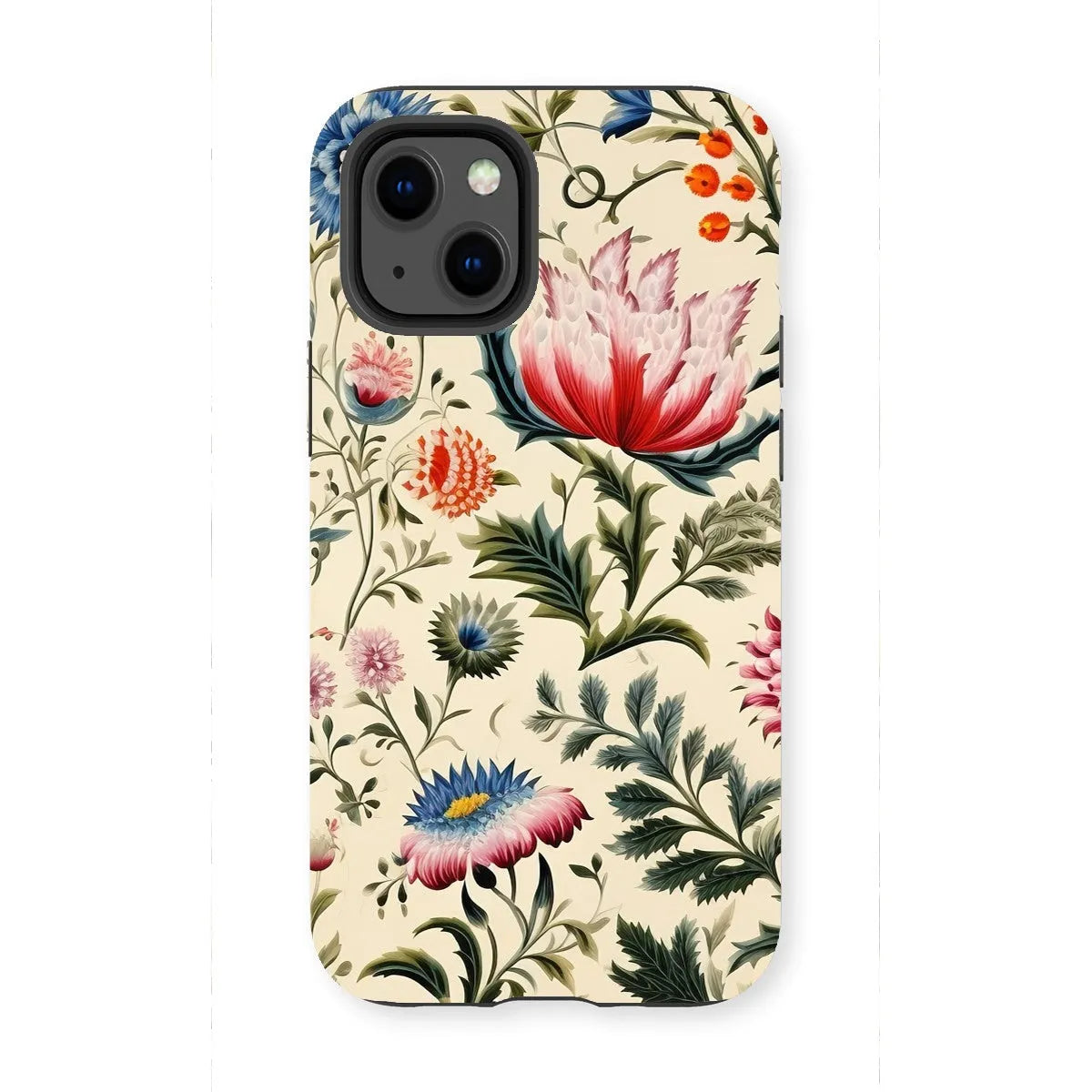 Wildflower Hoopla - Floral Garden Aesthetic Phone Case - Iphone 13 Mini / Matte - Mobile Phone Cases - Aesthetic Art