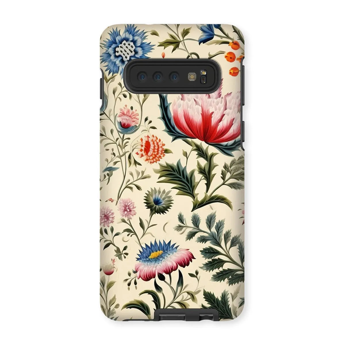 Wildflower Hoopla - Floral Garden Aesthetic Phone Case - Samsung Galaxy S10 / Matte - Mobile Phone Cases - Aesthetic Art