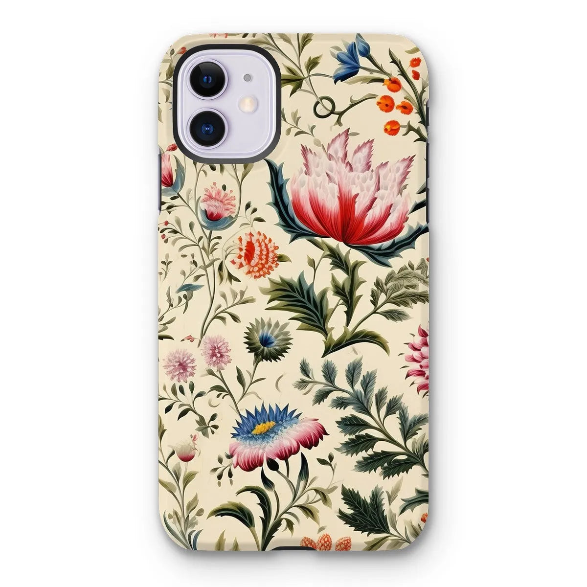 Wildflower Hoopla - Floral Garden Aesthetic Phone Case - Iphone 11 / Matte - Mobile Phone Cases - Aesthetic Art