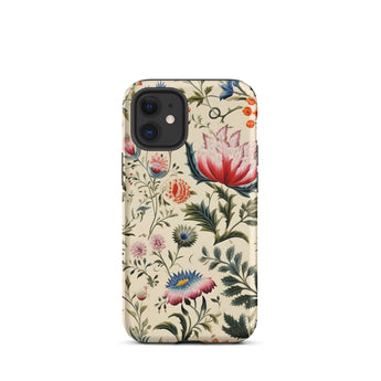 Wildflower Hoopla - Floral Garden Iphone Case, 12 Mini / Matte, Floral Patterned Phone Case