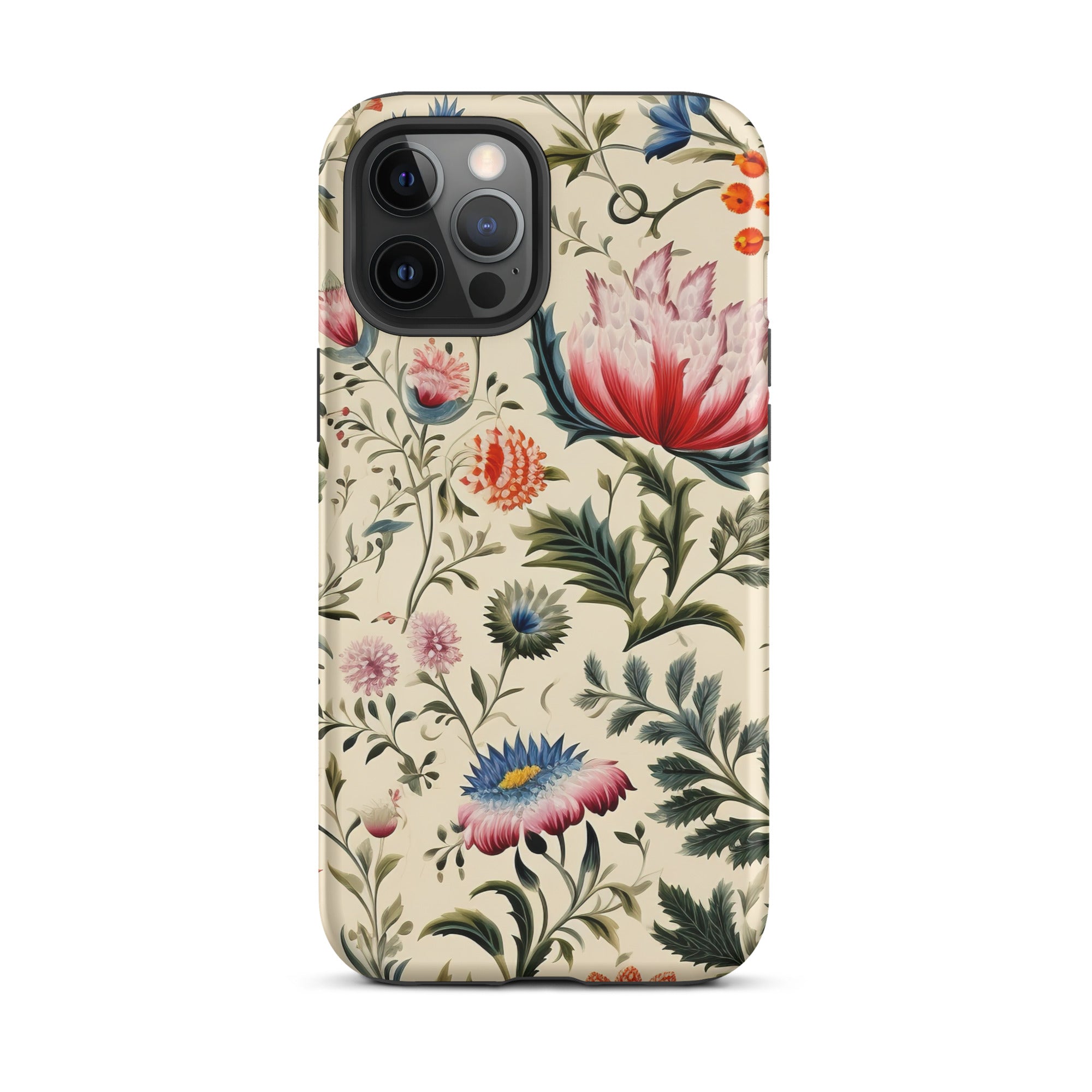 Wildflower Hoopla Floral Garden Iphone Case, 12 Pro Max / Matte, Floral Patterned Phone Case