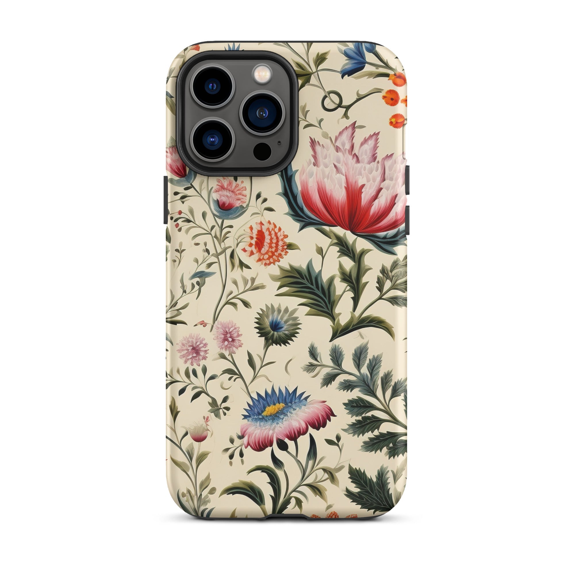 Wildflower Hoopla Floral Garden Iphone Case, 13 Pro Max / Matte, Floral Patterned Phone Case