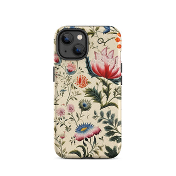Wildflower Hoopla - Floral Garden Iphone Case, 14 / Matte, Floral Patterned Phone Case