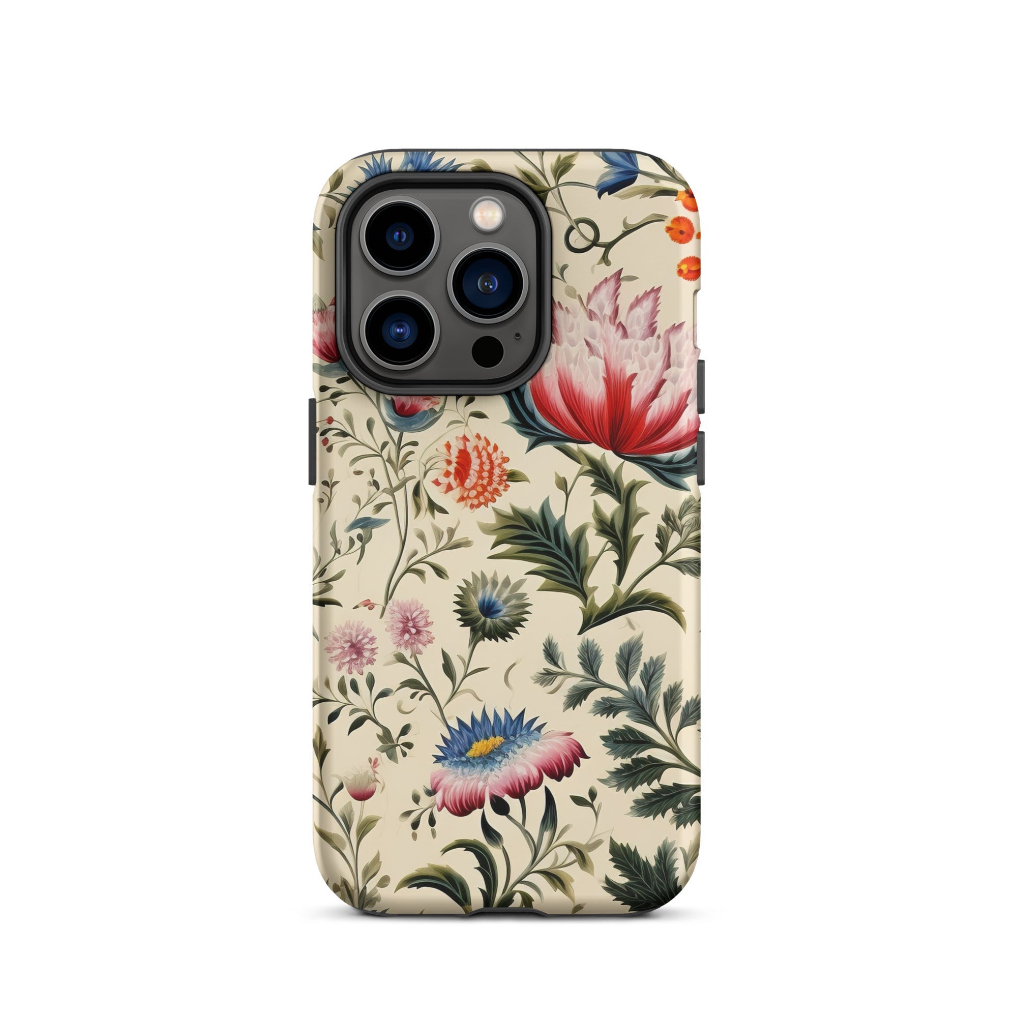 Wildflower Hoopla Floral Garden Iphone Case, 14 Pro / Matte, Floral Patterned Phone Case