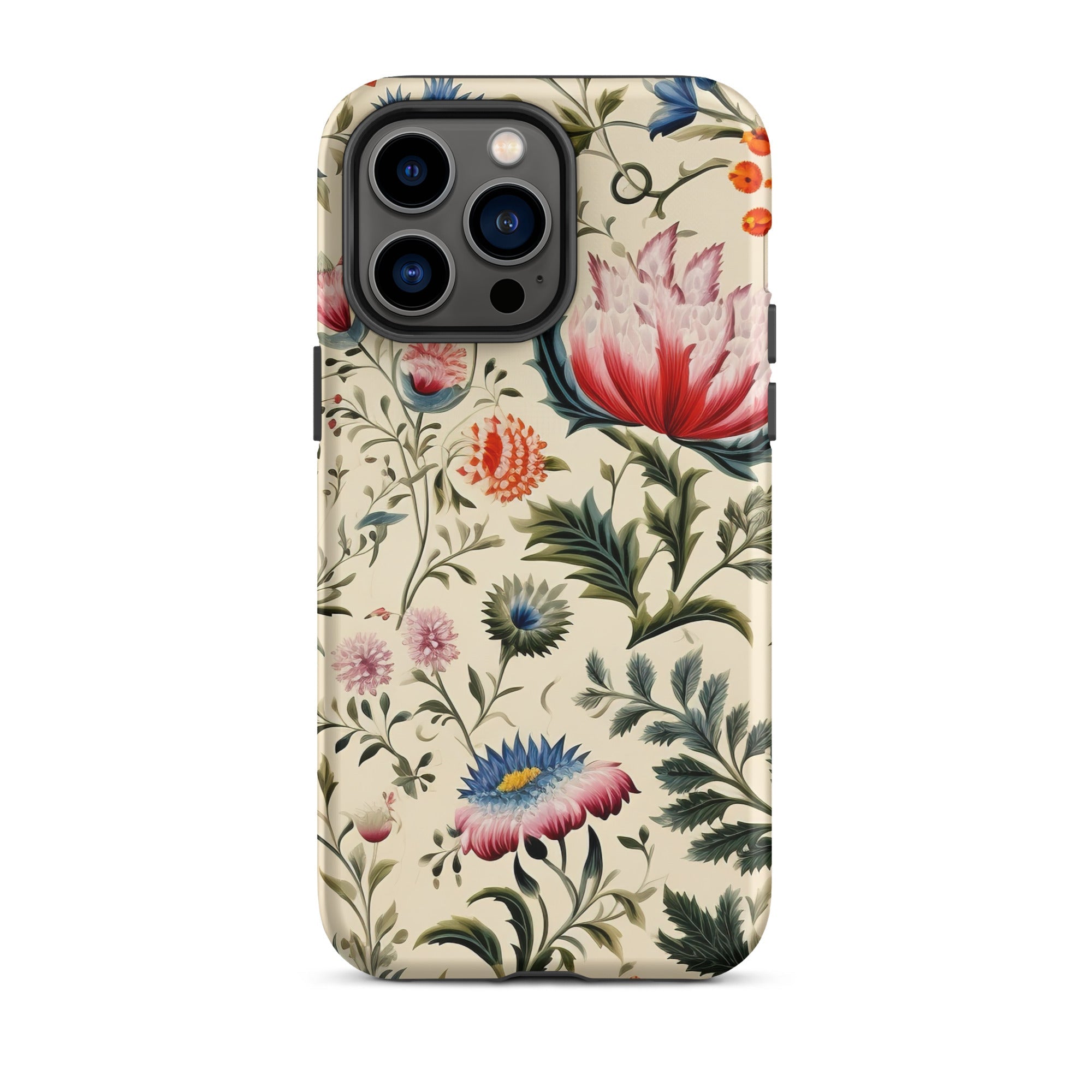 Wildflower Hoopla Floral Garden Iphone Case, 14 Pro Max / Matte, Floral Patterned Phone Case