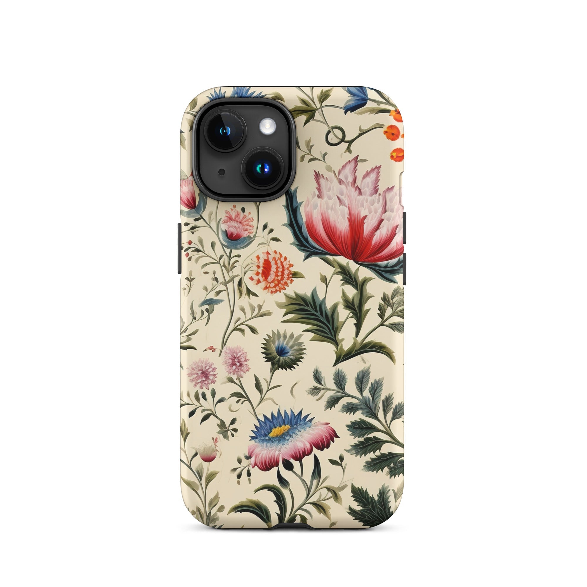 Wildflower Hoopla Floral Garden Iphone Case, 15 / Matte, Floral Patterned Phone Case