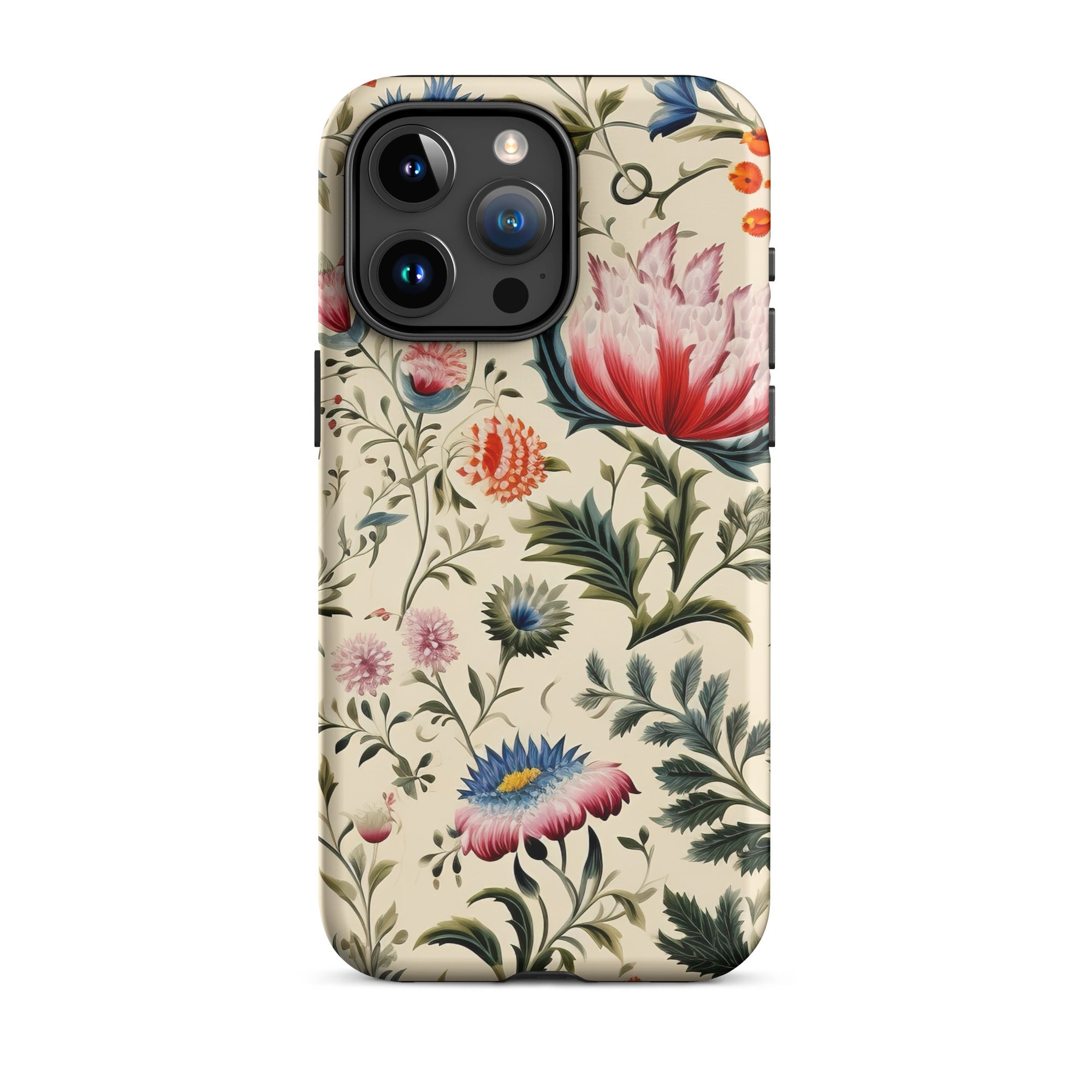 Wildflower Hoopla Floral Garden Iphone Case, 15 Pro Max / Matte, Floral Patterned Phone Case