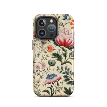 Wildflower Hoopla - Floral Garden Iphone Case, 16 Pro / Matte, Floral Patterned Phone Case