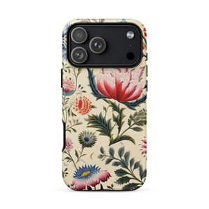Wildflower Hoopla - Floral Garden Iphone Case, 17 Pro Max / Matte, Mobile Phone Cases, Toby Leon