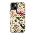 Wildflower Hoopla - Floral Garden Iphone Case, 14 / Matte, Kite-775792166, Floral-patterned Phone Case Colorful Botanical Designs