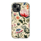 Wildflower Hoopla - Floral Garden Iphone Case, 13 / Matte, Kite-775792174, Floral-patterned Phone Case Colorful Botanical Designs