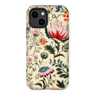 Wildflower Hoopla - Floral Garden Iphone Case, 14 Plus / Matte, Kite-775792170, Floral-patterned Phone Case Colorful Botanical Designs