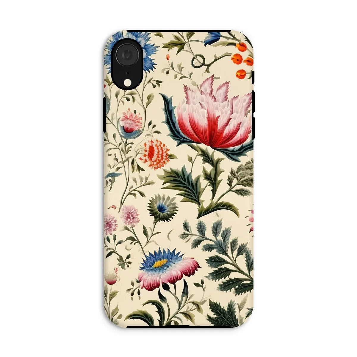 Wildflower Hoopla - Floral Garden Iphone Case, Xr / Matte, Kite-775792214, Floral-patterned Phone Case Colorful Botanical Designs